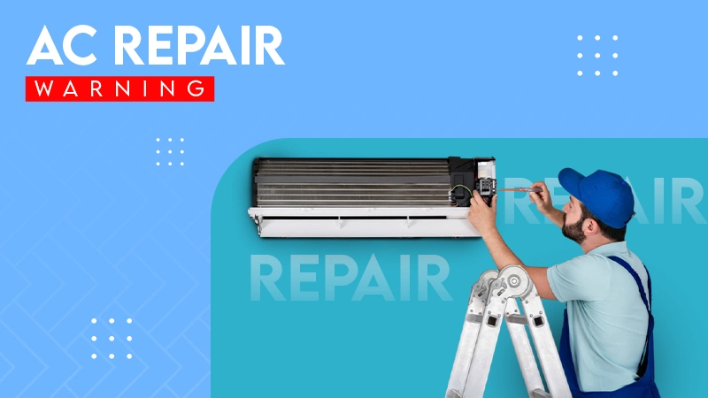 ac repair warning