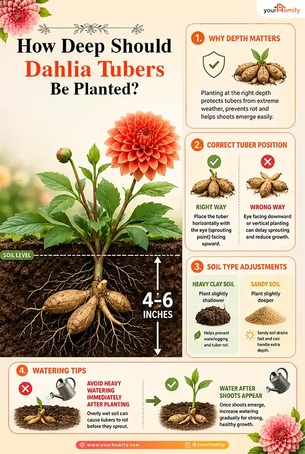 How Deep Should the Tubers be Planted