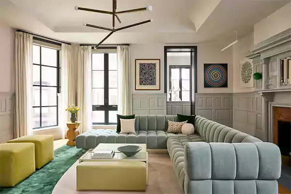 Light colours and patterns for small houses