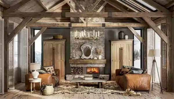 Rustic interior design