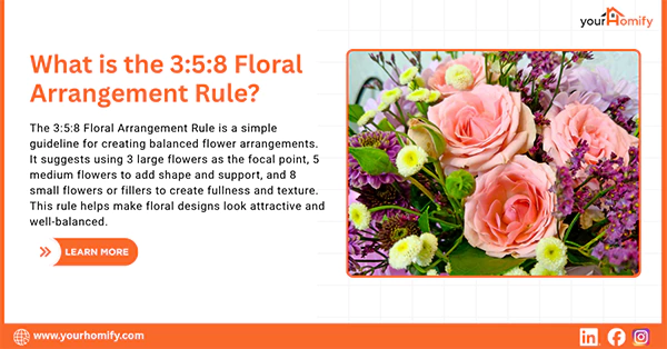 3 5 8 Floral Arrangement Rule