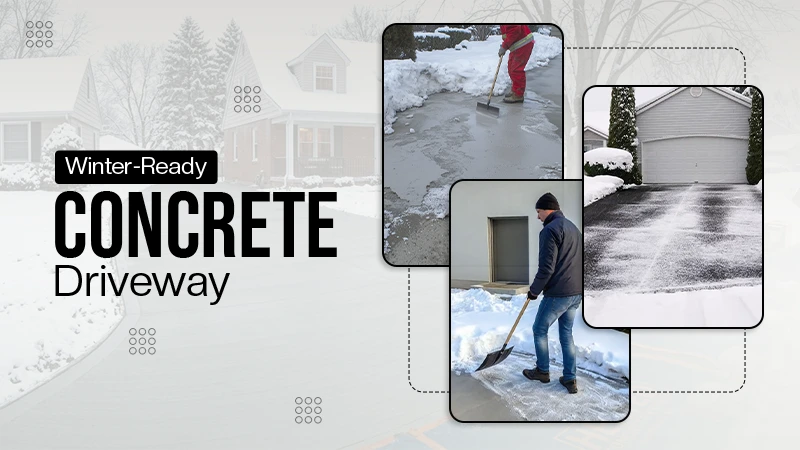 Winter-Ready Concrete Driveway