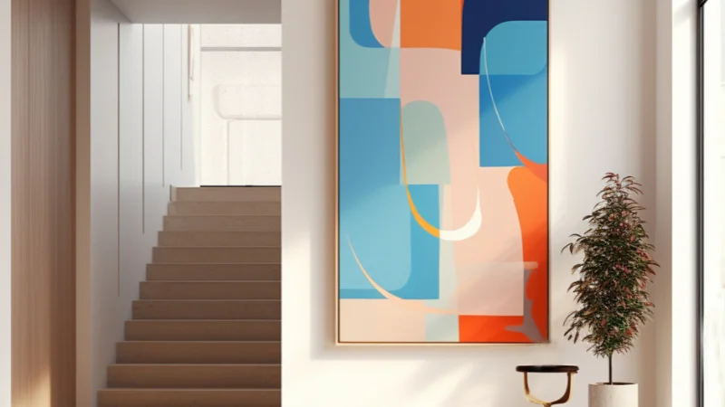 Abstract wall art featured