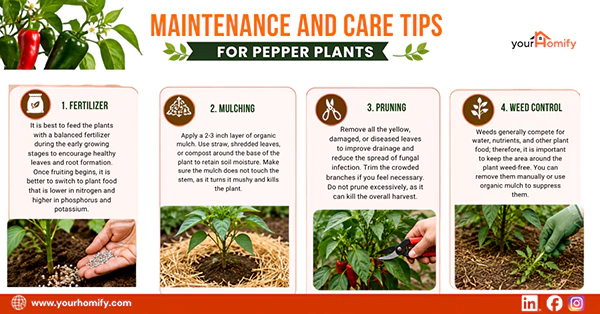 Care Tips for Pepper Plants