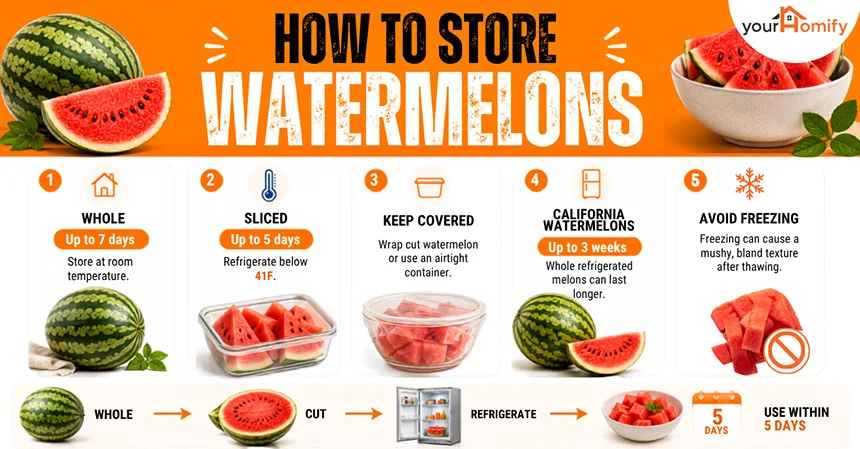 How To Store Watermelons