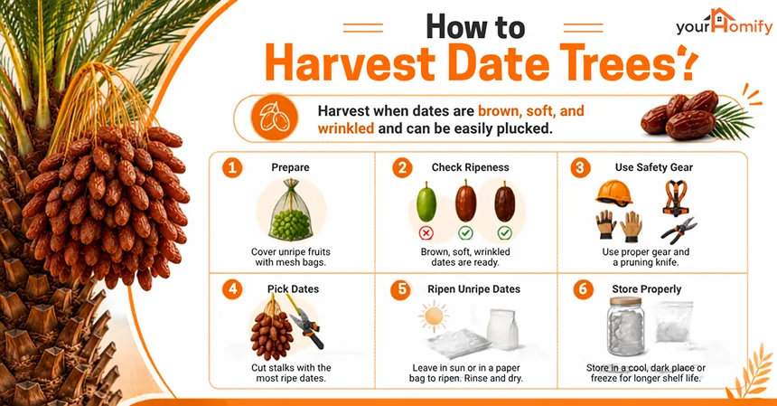 How to Harvest Date Trees