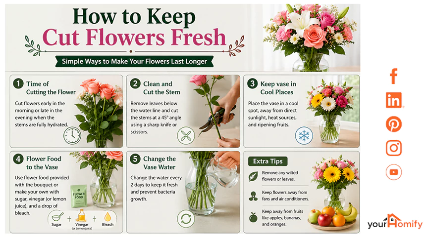 How to Keep Cut Flowers Fresh