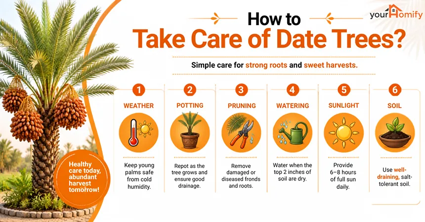 How to Take Care of Date Trees