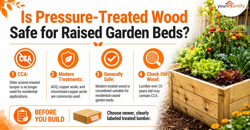Is Pressure Treated Wood Safe for Raised Garden Beds