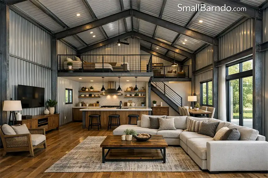 Metal with wood design integration