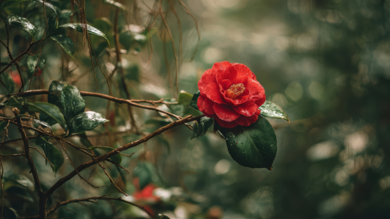 Middlemist's Red one of the rarest Camellias