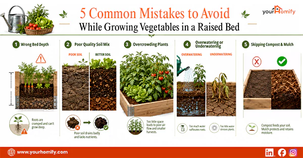 Mistakes to Avoid While Growing Vegetables in a Raised Beds