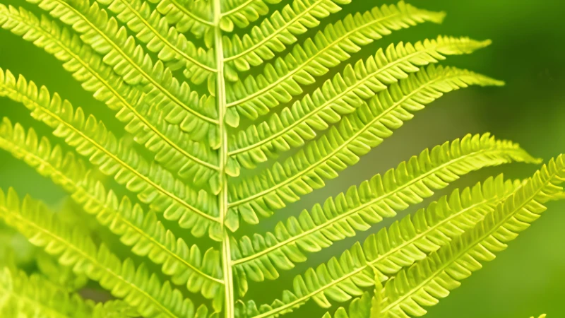 Ostrich Fern used as a garden focal point