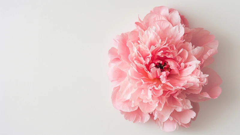 Close-up of a peony flower