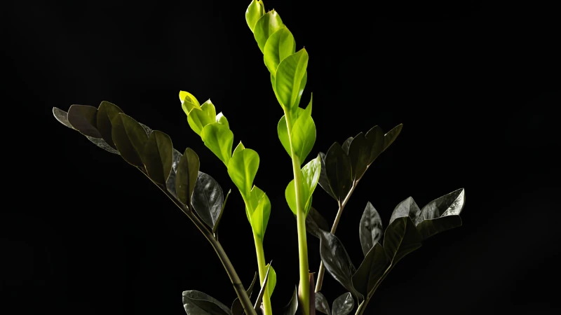 Raven ZZ Plant in stylish indoor setting