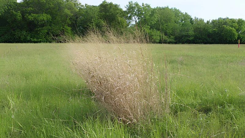Switch Grass showing fine leaf texture