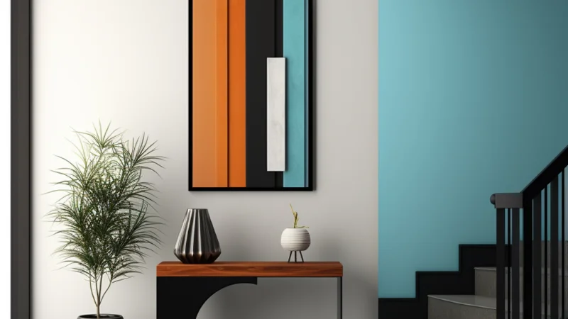 Abstract wall art decor