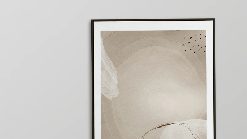 Minimalist abstract wall art