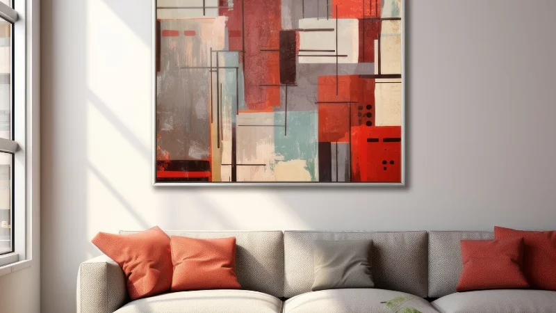 Abstract decorative artwork
