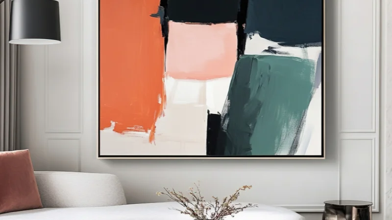 Modern abstract wall art