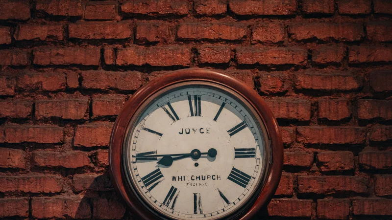 Antique wall clock