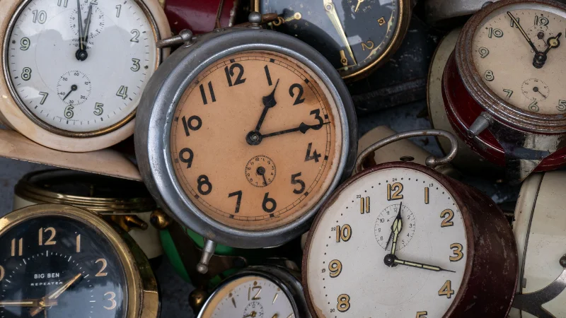 Traditional antique clock