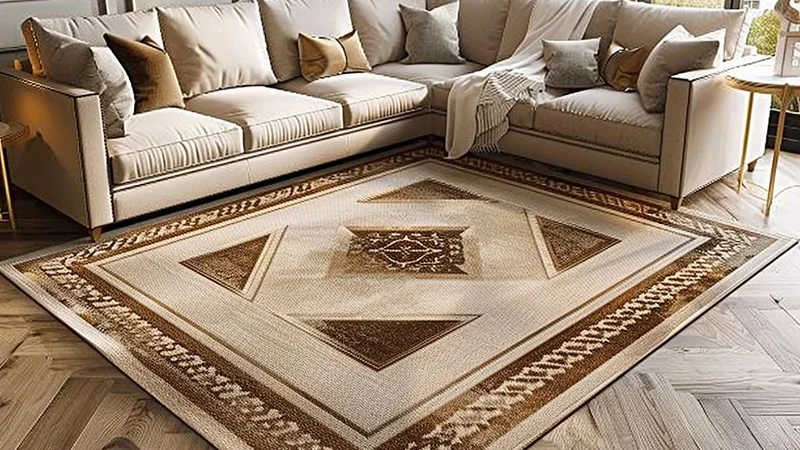 Modern area rug