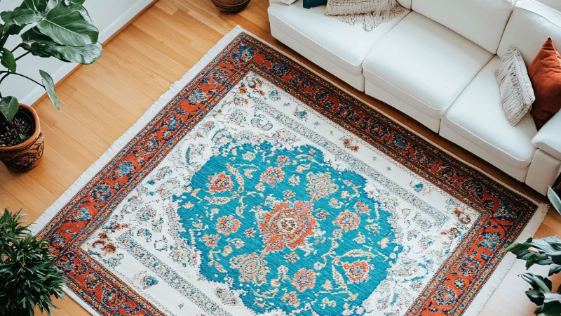 Area rug for living room