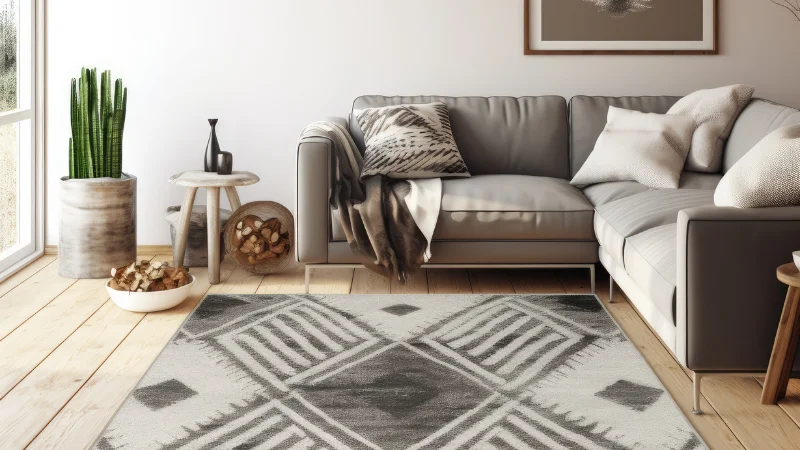 Stylish floor rug