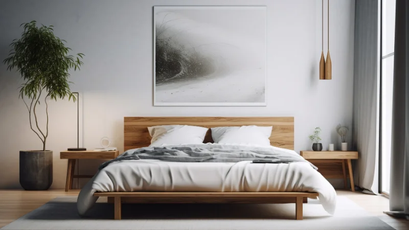 Minimalist bed frame