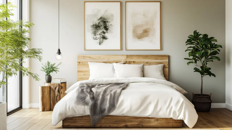 Upholstered bed frame
