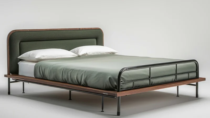 Decorative bed frame