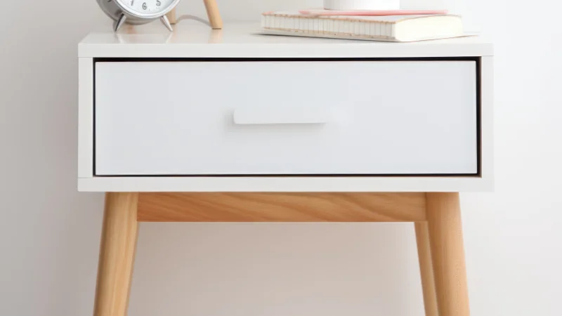 Elegant bedside table