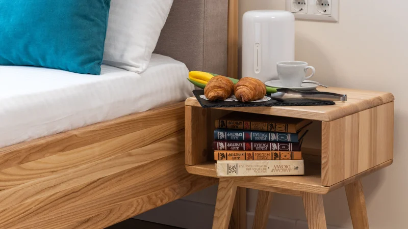 Wooden Bedside Table