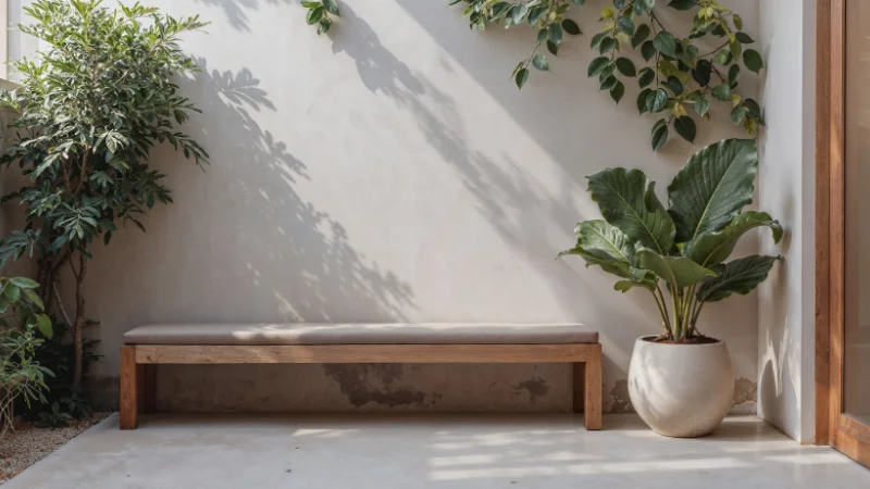 Bench for home decor