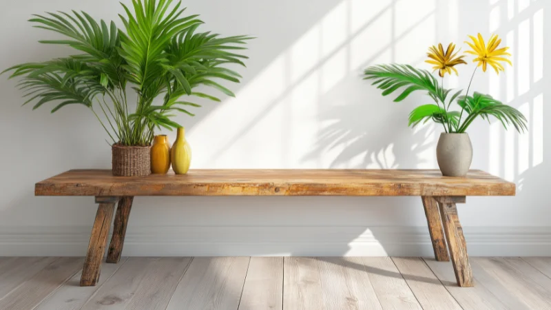 Decorative seating bench