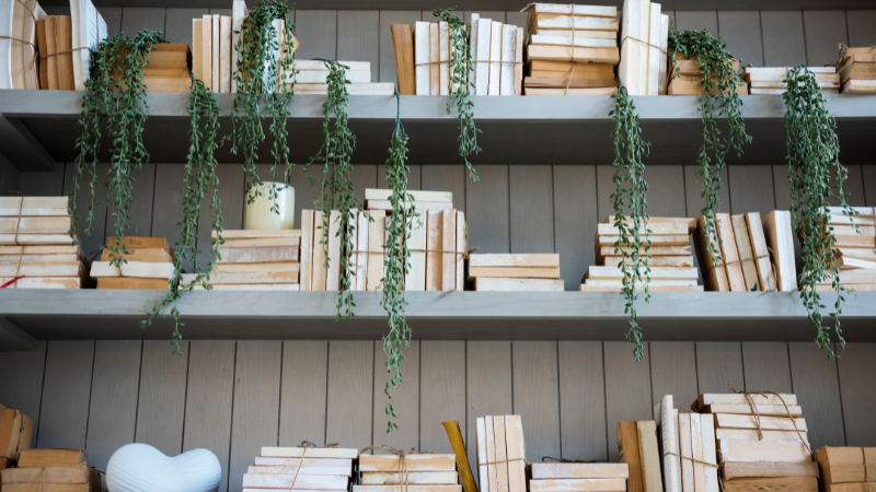 Bookshelf for home decor