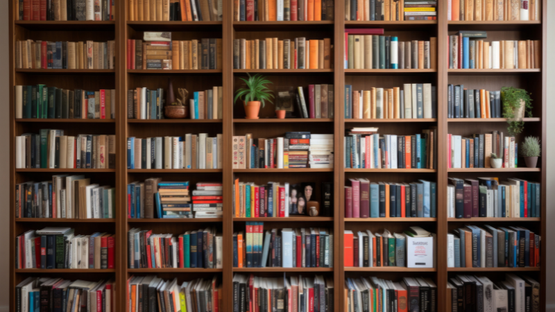 Decorative bookshelf