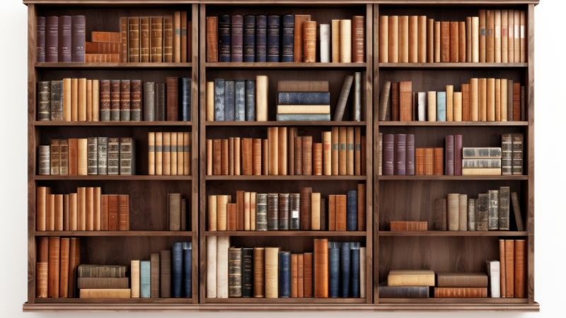 Tall bookshelf for home