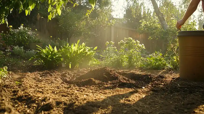A spot with abundant sunlight.