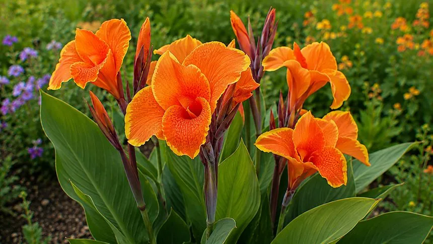 Canna flowers