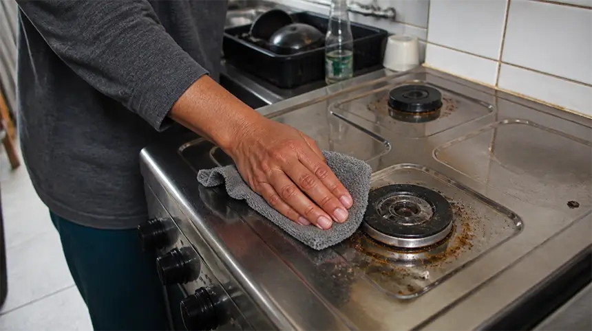 Cleaning tough stains
