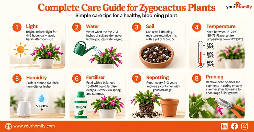Complete Care Guide for Zygocactus Plants