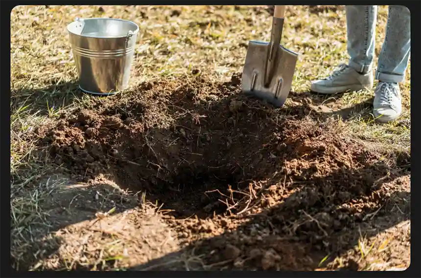 Dig a hole