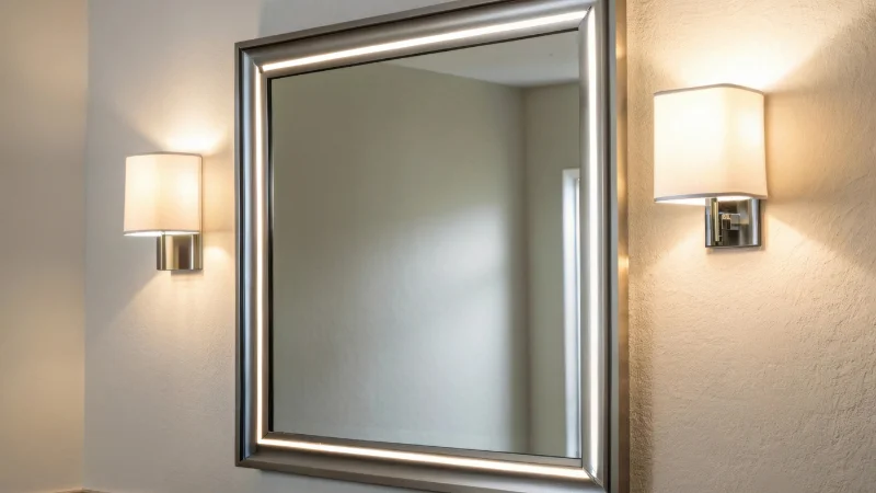 Featured Edge-Lit Mirror