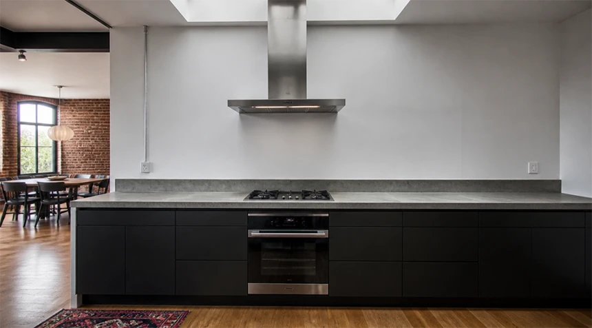 Empty countertop