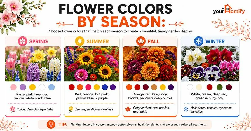 Flowers Colors By Season