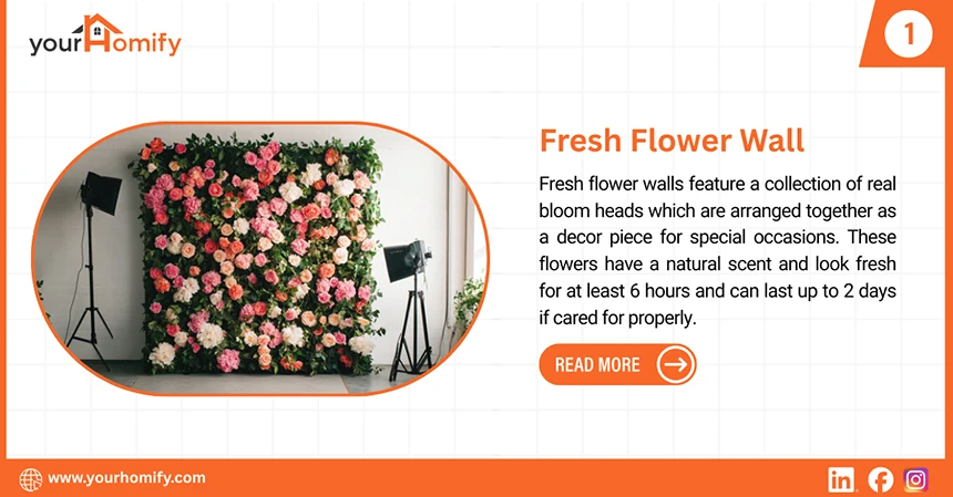 Fresh Flower Wall