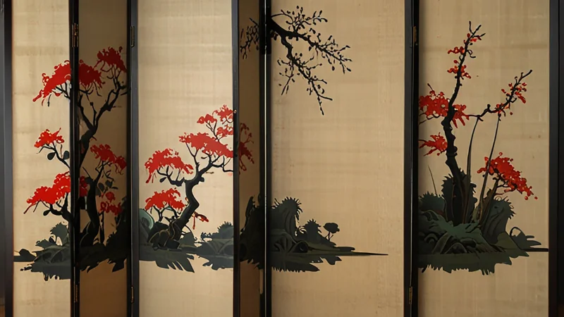 Japanese folding screen featured image