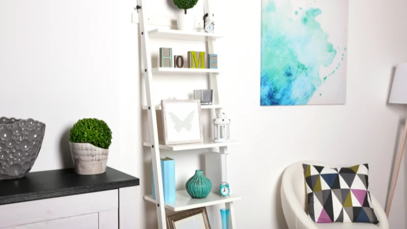 Ladder shelf for stylish home decor